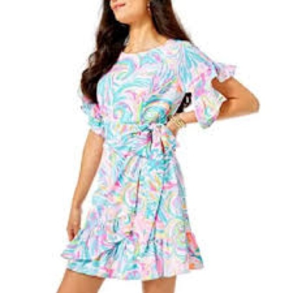 Lilly Pulitzer Multicolor Ruffle Dress